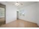 Bedroom with laminate flooring and a ceiling fan at 4132 Michel Tree St, Port Charlotte, FL 33948