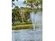 Scenic pond with fountain, birds and an American flag creating a serene view at 4178 Central Sarasota Pkwy # 326, Sarasota, FL 34238