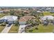 Aerial view of a single-Gathering home in a desirable neighborhood at 4315 Cape Haze Dr, Placida, FL 33946