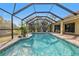 Inviting screened pool with brick decking at 4315 Cape Haze Dr, Placida, FL 33946