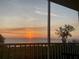 Sunset view from screened balcony at 101 N Marion Ct # 133, Punta Gorda, FL 33950