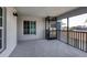 Spacious covered balcony with screen, offering a serene outdoor space for relaxation and enjoying community views at 12470 Wellen Golf St # 203, Venice, FL 34293