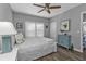 Comfortable bedroom with a full-size bed and plenty of storage at 2061 Willow Hammock Cir # 204, Punta Gorda, FL 33983