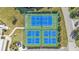 Well-maintained tennis and pickleball courts at 2061 Willow Hammock Cir # 204, Punta Gorda, FL 33983