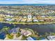 Aerial view showing home location in community at 2199 El Cerito Ct, Punta Gorda, FL 33950