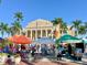 Vibrant farmers market in front of historic courthouse at 2199 El Cerito Ct, Punta Gorda, FL 33950