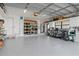 Organized garage with ample storage and epoxy flooring at 2199 El Cerito Ct, Punta Gorda, FL 33950