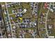 Aerial view showcasing a single-Gathering home in a well-established neighborhood at 7529 Coral Tree, Punta Gorda, FL 33955