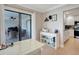 Bright home office with view of the covered patio and easy access to the kitchen at 2321 Sofia Ln, Punta Gorda, FL 33983