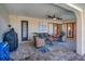Covered patio provides ample seating and a lovely view of the lake at 2321 Sofia Ln, Punta Gorda, FL 33983