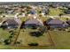 Bird's eye view of the property, showing house and large backyard at 386 Royal Poinciana, Punta Gorda, FL 33955