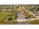 Aerial view of house and large lot at 386 Royal Poinciana, Punta Gorda, FL 33955