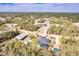 Aerial view of the house and surrounding neighborhood at 5188 Balmor Ter, North Port, FL 34288