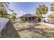 Backyard with screened pool and shed at 5188 Balmor Ter, North Port, FL 34288