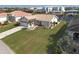 Aerial view showcasing the property's location and landscaping at 1120 La Palma Ct, Punta Gorda, FL 33950