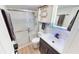 Modern bathroom with updated vanity and walk-in shower at 311 Garvin St # 309D, Punta Gorda, FL 33950