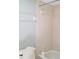 Clean bathroom with tub, toilet, and light-colored tile at 1640 Atares Dr # 6, Punta Gorda, FL 33950