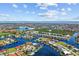 Aerial view showing the property's location within a larger waterfront community at 2002 Bal Harbor Blvd # 1822, Punta Gorda, FL 33950