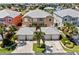 Aerial view of a waterfront community with a focus on a charming yellow building at 2002 Bal Harbor Blvd # 1822, Punta Gorda, FL 33950