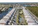 Aerial view of community, showing layout and waterfront location at 2002 Bal Harbor Blvd # 1822, Punta Gorda, FL 33950