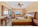 Bright bedroom with king-size bed and access to balcony at 2002 Bal Harbor Blvd # 1822, Punta Gorda, FL 33950
