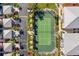 Aerial view of community tennis court at 2002 Bal Harbor Blvd # 1822, Punta Gorda, FL 33950
