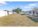 Large backyard with a shed and some patio furniture at 22126 Gatewood Ave, Port Charlotte, FL 33952