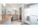 Bathroom with double vanity, shower, and a toilet at 22278 Vick St # A100, Punta Gorda, FL 33980