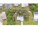 Aerial view of a single-Gathering home nestled amongst other houses at 22481 Vale Ave, Punta Gorda, FL 33980