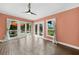 Bright Gathering room with tile floors and access to a patio at 22481 Vale Ave, Punta Gorda, FL 33980