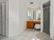 Bathroom with double vanity and walk-in shower at 23176 Lindale Ave, Port Charlotte, FL 33954