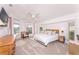 King-size bed, light and bright bedroom with water views at 251 Viceroy Ter, Port Charlotte, FL 33954