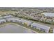 Aerial view of condo building, lakefront property at 3310 Loveland Blvd # 701, Punta Gorda, FL 33980