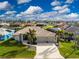 Single-Gathering home in a residential neighborhood with a three-car garage at 3406 Saint Croix Ct, Punta Gorda, FL 33950