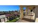 Balcony overlooking courtyard, water, and building at 1 Colony Point Dr # 3C, Punta Gorda, FL 33950