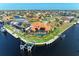 Luxury home on waterfront lot with private dock and pool at 1245 Whippoorwill Ct, Punta Gorda, FL 33950