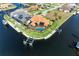 Luxury waterfront home with pool and boat dock at 1245 Whippoorwill Ct, Punta Gorda, FL 33950