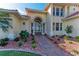 Elegant entryway with double doors and marble flooring at 1245 Whippoorwill Ct, Punta Gorda, FL 33950