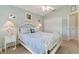 Bedroom with a double bed and built-in closet at 13761 Long Lake Ln, Port Charlotte, FL 33953