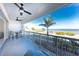 Spacious balcony boasting stunning water views and outdoor furniture at 1425 Park Beach Cir # 124, Punta Gorda, FL 33950