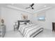 Bright bedroom with a comfortable bed and ocean view at 1425 Park Beach Cir # 124, Punta Gorda, FL 33950