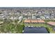 Aerial view of property showing location, boat docks, and canal access at 1531 Aqui Esta Dr # 1, Punta Gorda, FL 33950