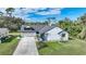 Stunning aerial view of a charming house at 1573 Faraday St, Port Charlotte, FL 33952