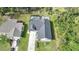 High-angle view of the house and pool at 1573 Faraday St, Port Charlotte, FL 33952