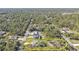 An aerial view showing a single Gathering home and surrounding landscape at 18322 Garman Ave, Port Charlotte, FL 33948