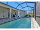 Inviting screened pool and patio area at 18322 Garman Ave, Port Charlotte, FL 33948