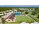 Community overview with tennis, bocce, and pool at 2100 Kings Hwy # 100, Port Charlotte, FL 33980