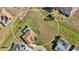 Aerial view showcasing the home's large lot and neighborhood at 2210 Bengal Ct, Punta Gorda, FL 33983