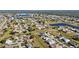 Wide aerial view of the property and surrounding area at 2210 Bengal Ct, Punta Gorda, FL 33983