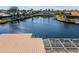 Scenic waterfront view from home's roof top at 2427 St Davids Island Ct, Punta Gorda, FL 33950